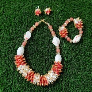 Custom Handmade Ghanaian West African Chunky Jewelry Set